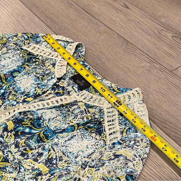 Twelfth Street by Cynthia Vincent Romper Women’s S Multicolor Snap Button 110572 - Picture 15 of 16